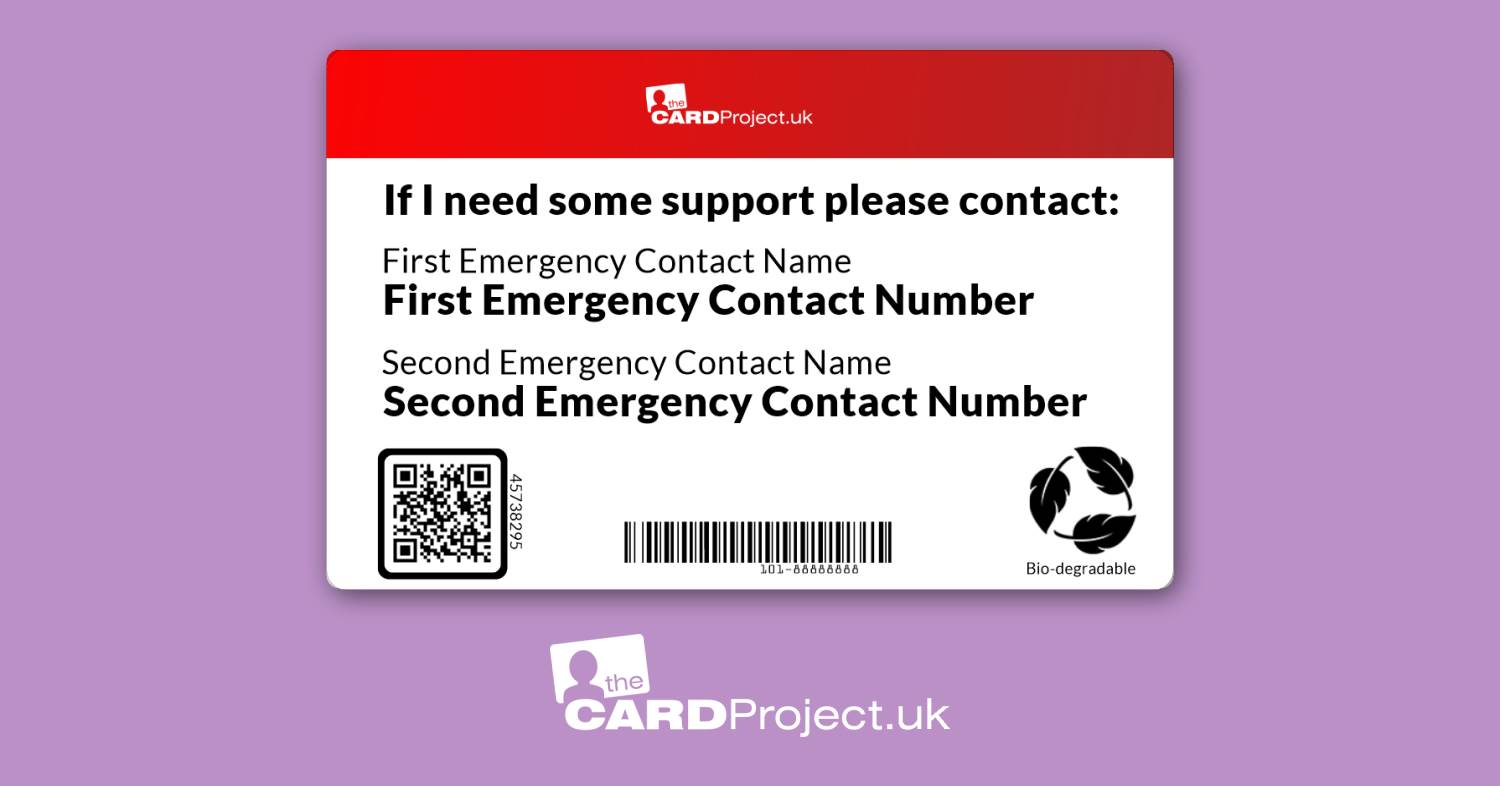 ICD Medical Card (REAR)